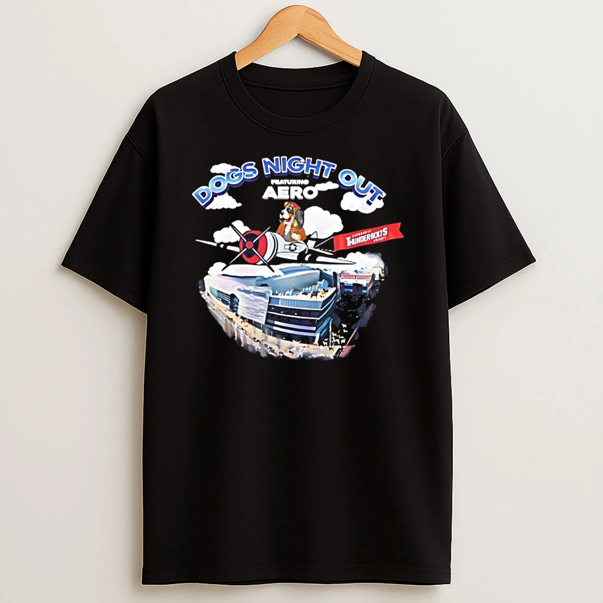 Evansville Thunderbolts Dogs Night Out Shirts