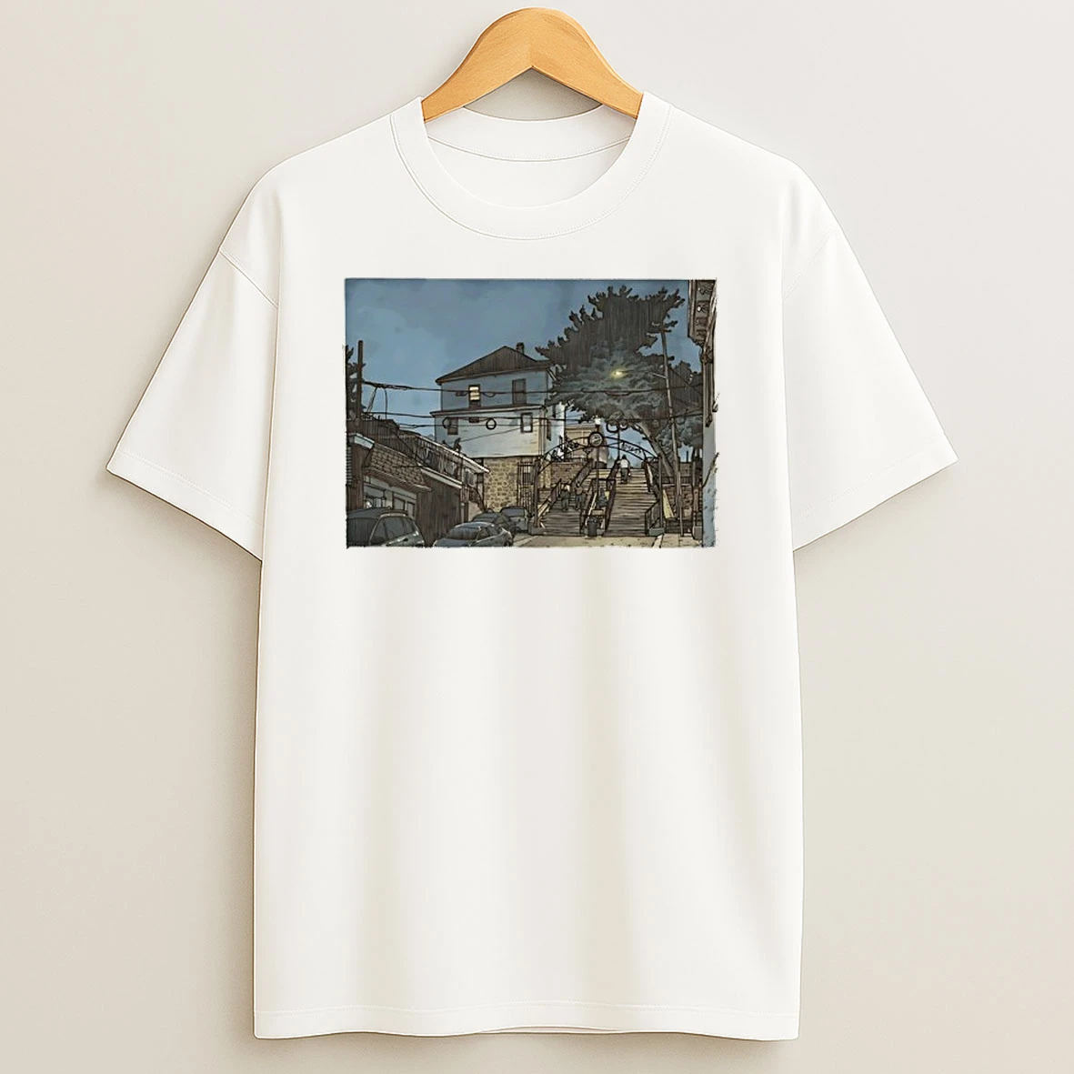 Evening In West New York Shirts