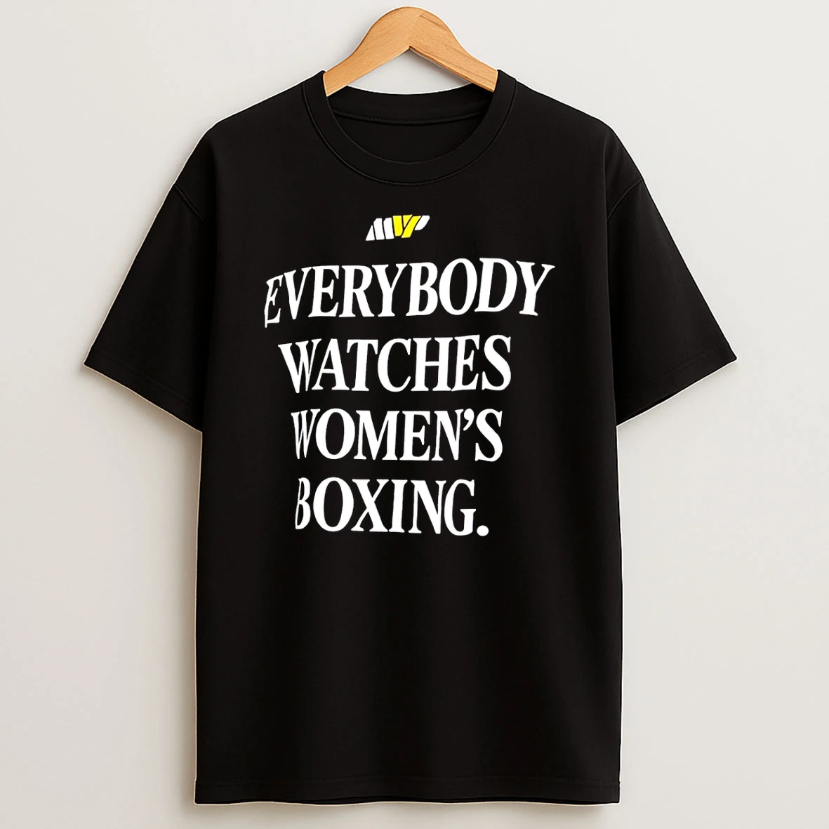 Everyone Watches Womens Boxing Text Shirts
