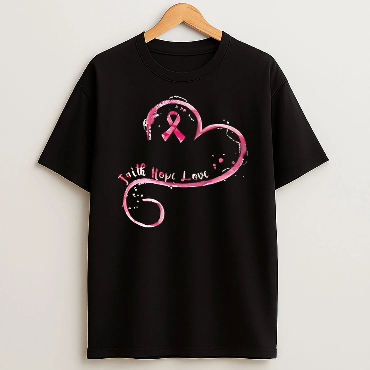 Faith Hope Love Breast Cancer Awareness Month Shirts