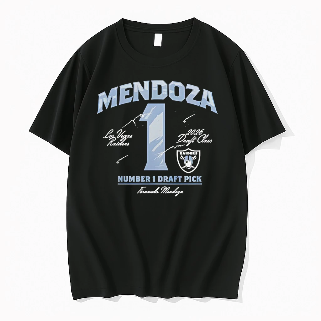 Fernando Mendoza 1 Las Vegas Raiders Football 2026 Draft Class Shirts