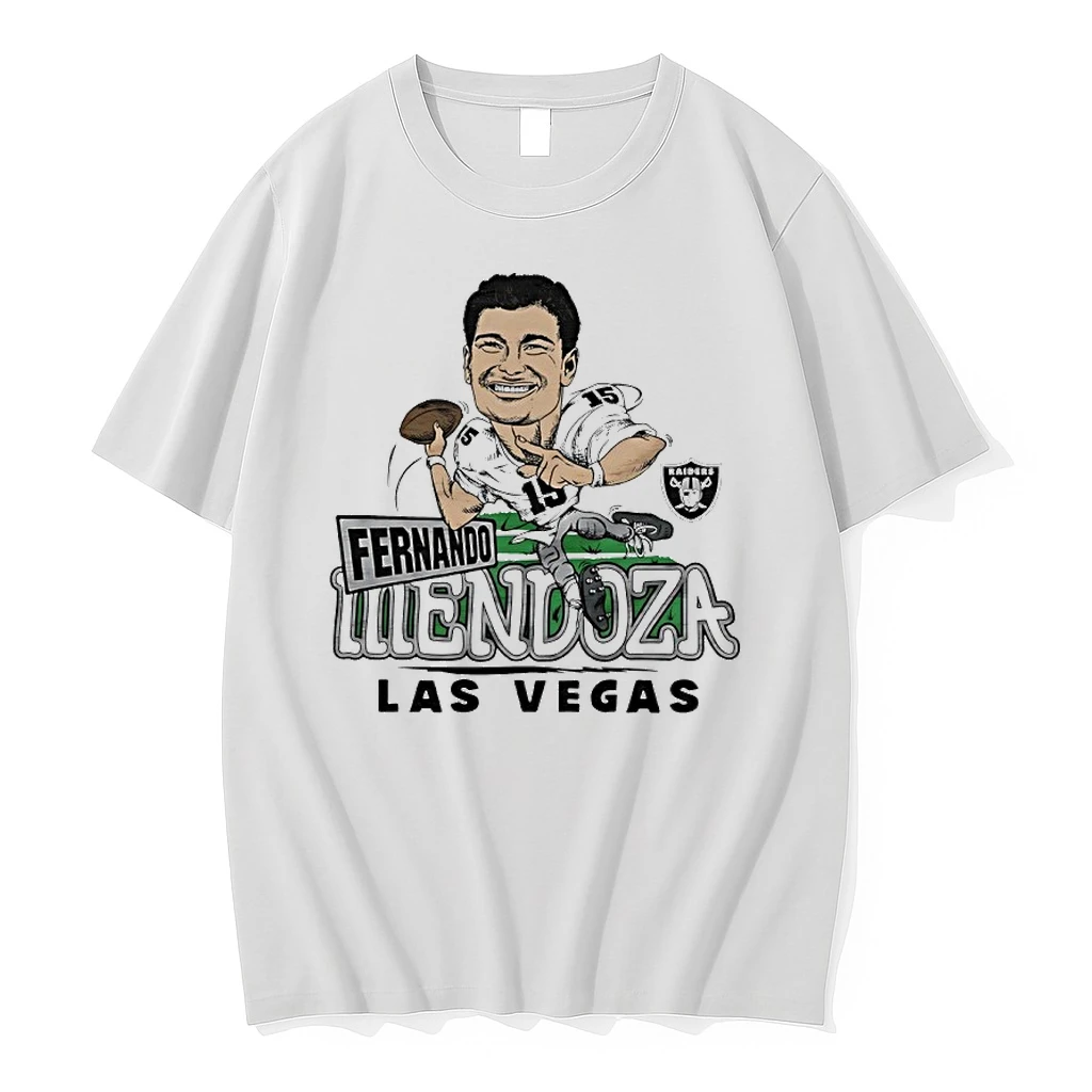 Fernando Mendoza Las Vegas Raiders 2026 Nfl Draft Caricature Shirts