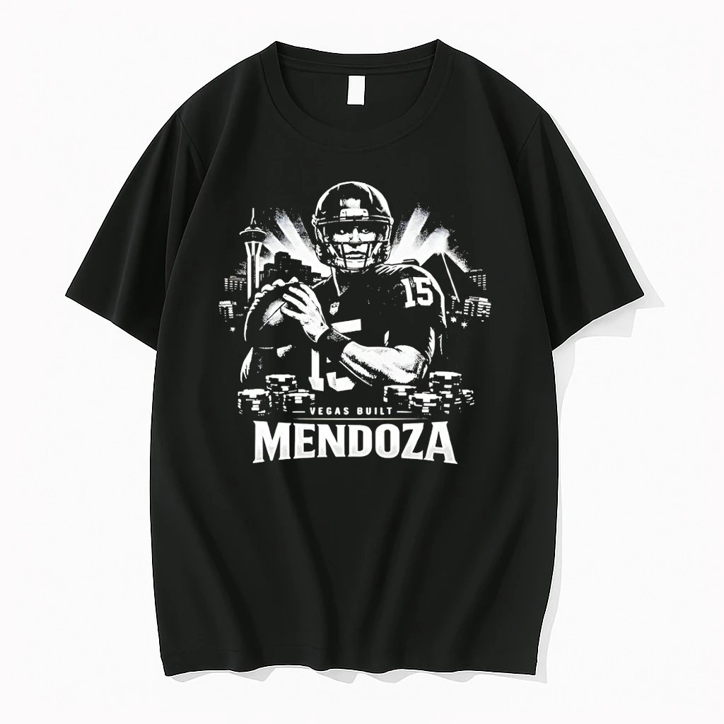 Fernando Mendoza Las Vegas Raiders Nfl Football City Skyline Vintage Shirts