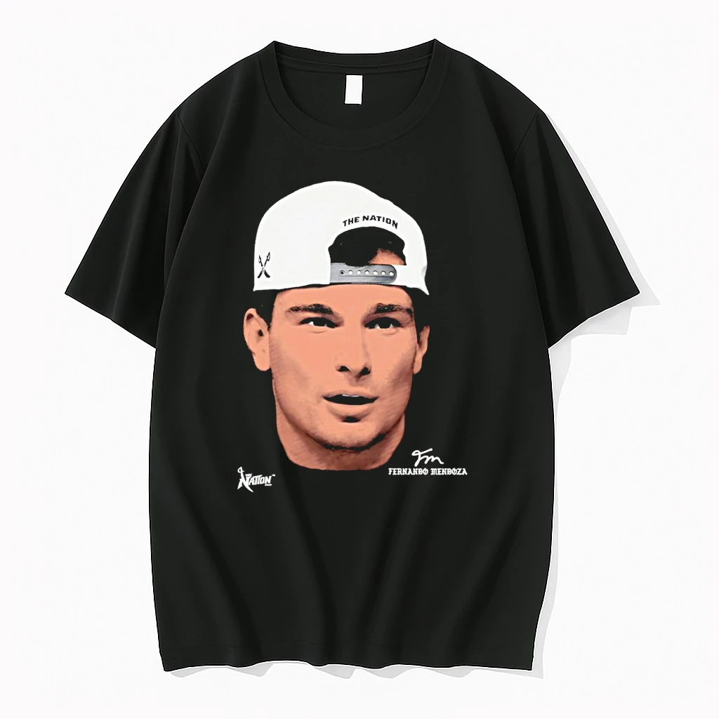 Fernando Mendoza Wearing The Nation Cap Las Vegas Raiders Football Shirts