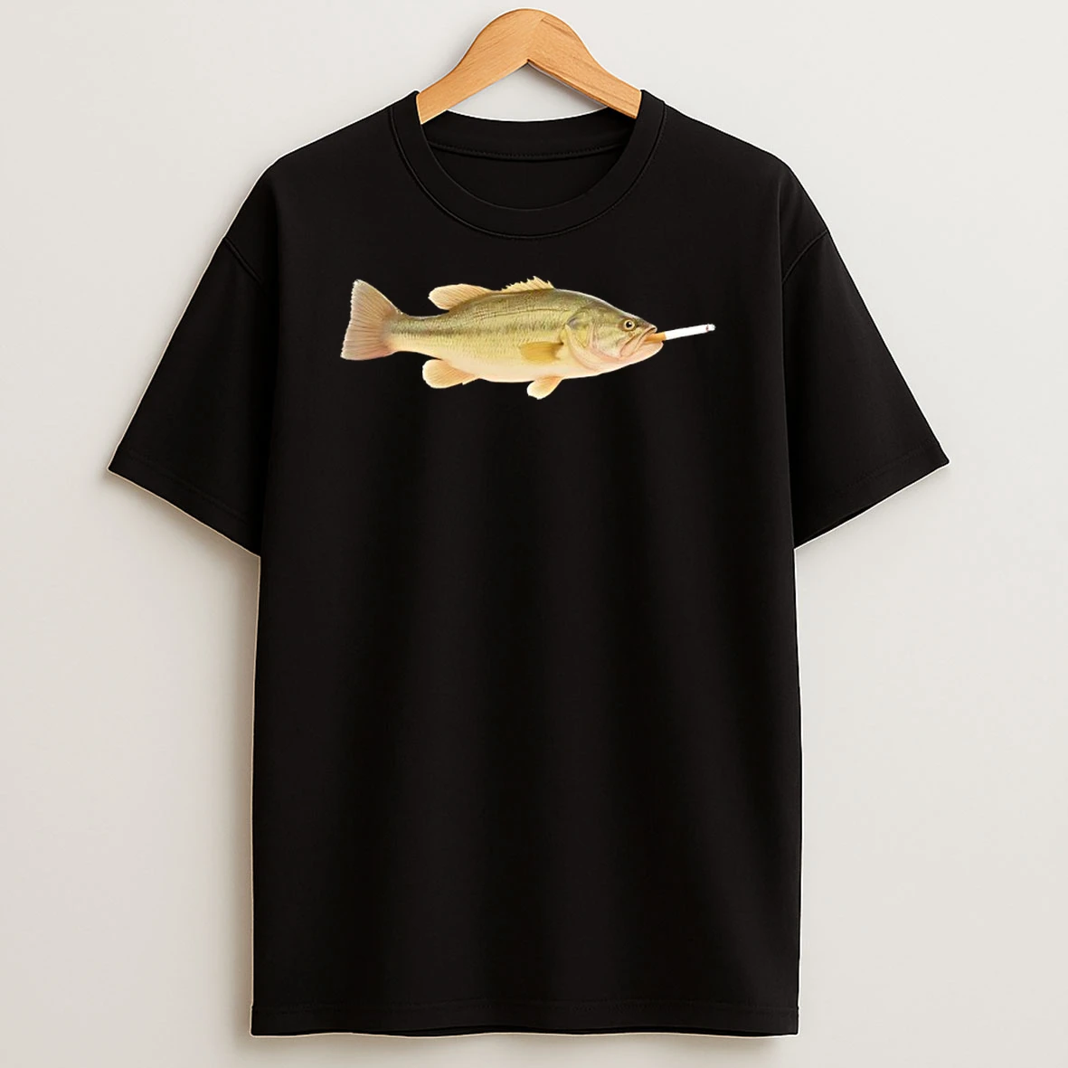 Fish Smoking Cigarette Shirts