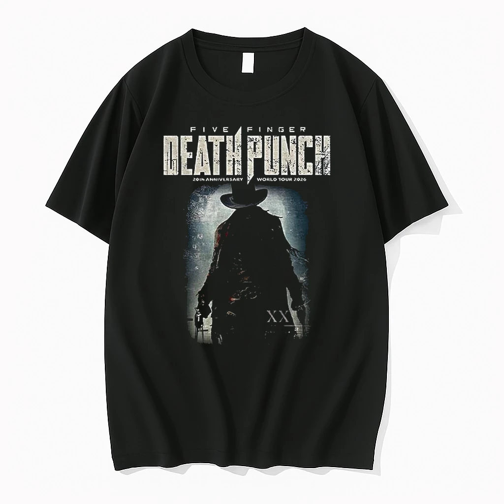 Five Finger Death Punch 20th Anniversary World Tour 2026 North America 2026 Shirts