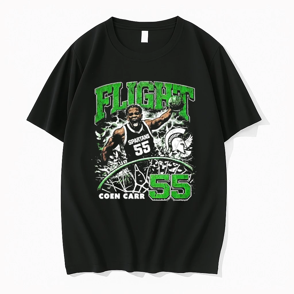 Flight Coen Carr Michigan State Spartans Dunk Cam Shot Shirts