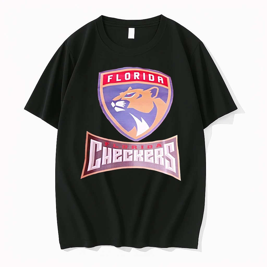 Florida Panthers Football Florida Checkers Logo Shirts