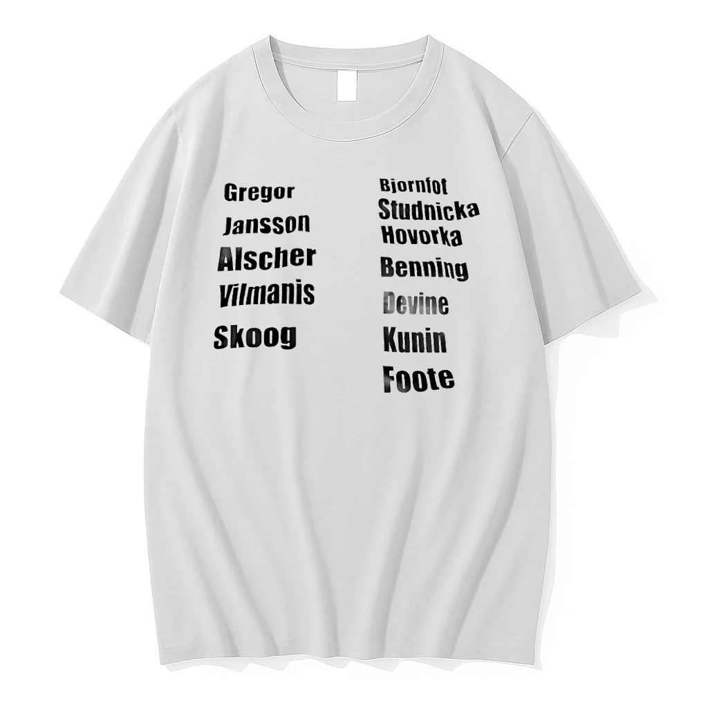 Florida Panthers Football Gregor Jansson Aischer Vilmanis Skoog Bjornfot Studnicka Hovorka Benning Shirts