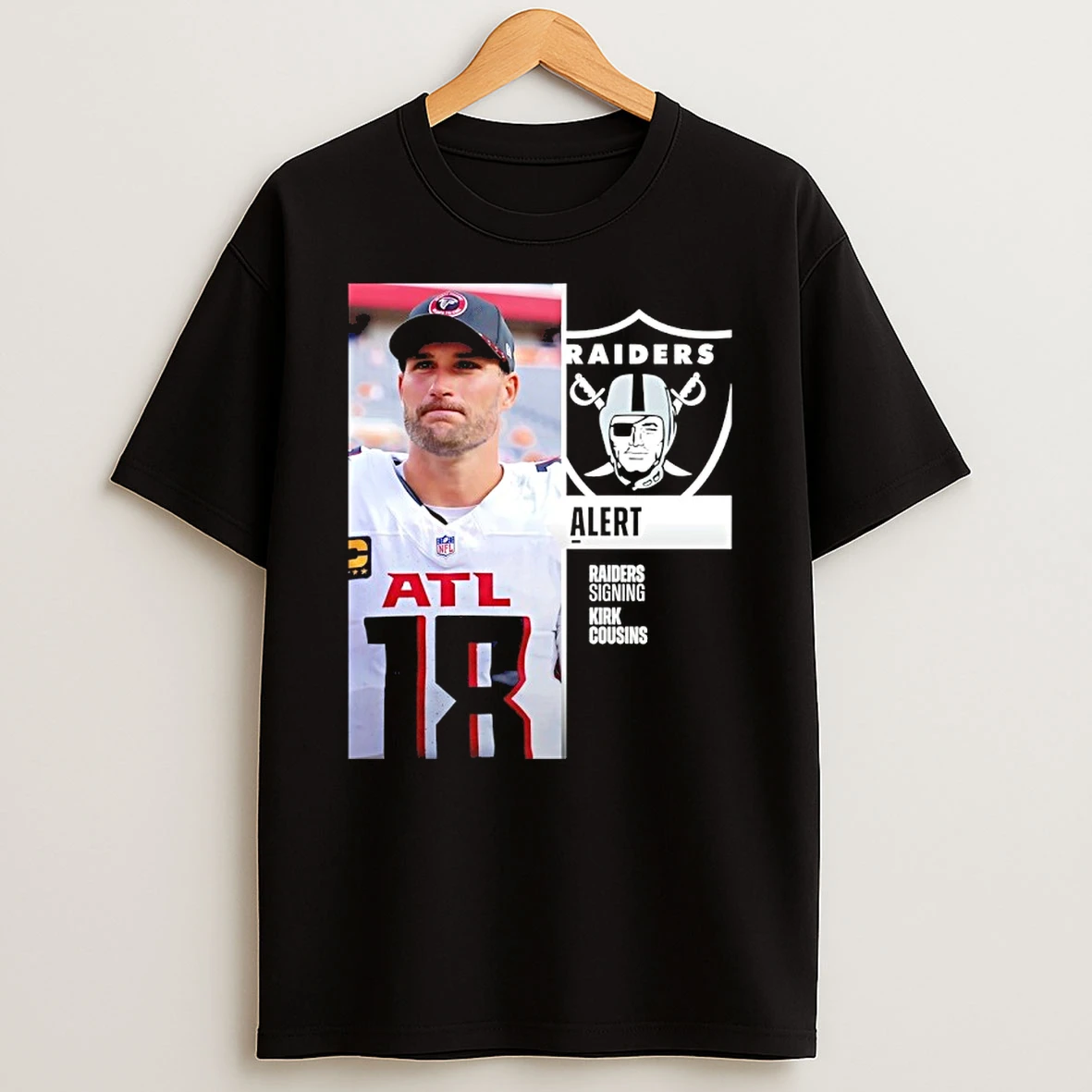 Former Falcons Qb Kirk Cousins Signs With Raiders Shirts