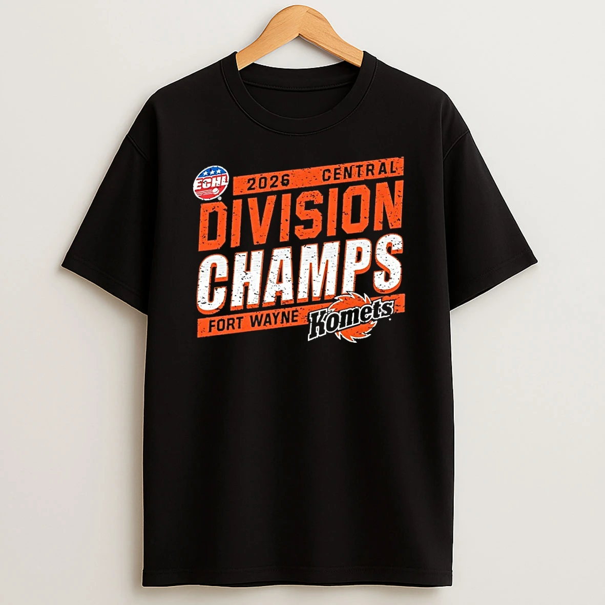 Fort Wayne Komets 2026 Echl Central Division Champions Shirts