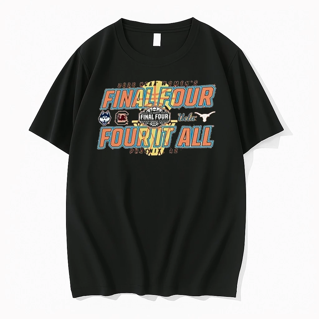 Four It All Ncaa Womens Final Four 2026 Shirts
