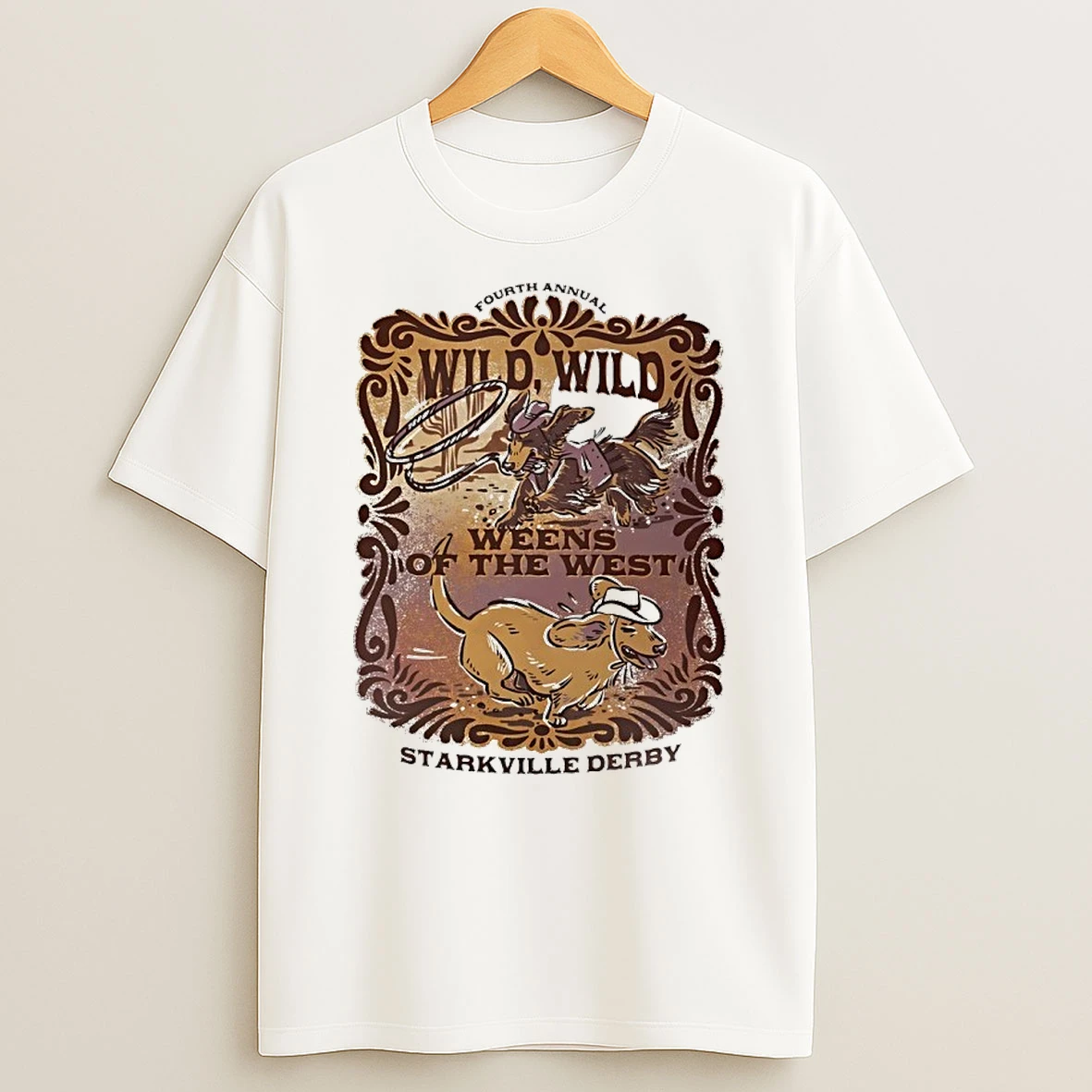 Fourth Annual Wild Wild Weens Of The West 2026 Starkville Dog Derby Shirts