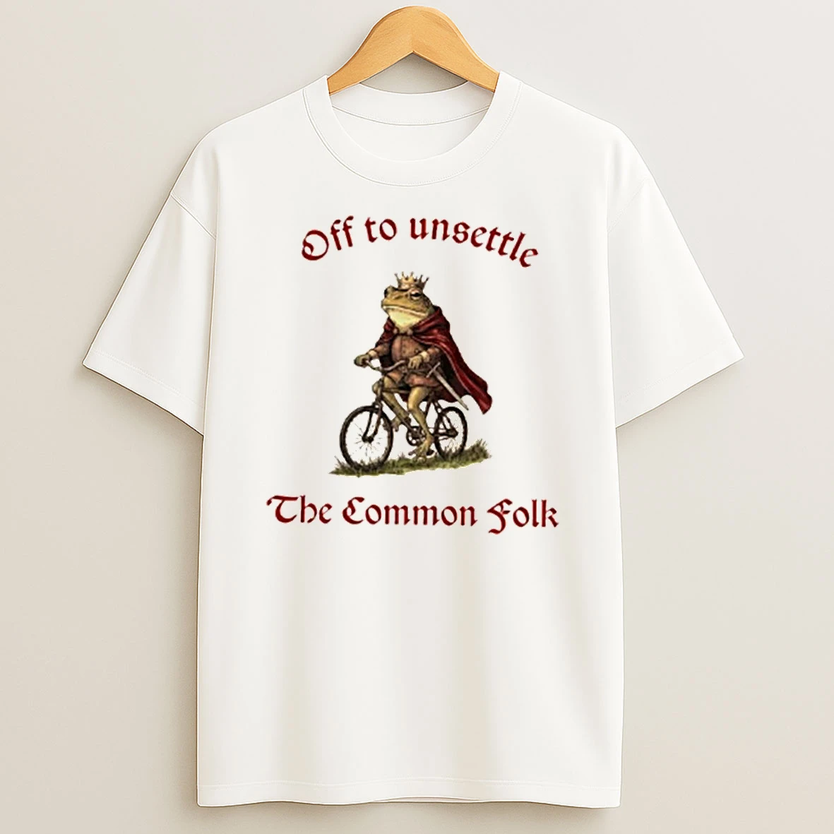 Frog Meme Off To Unsettle The Common Folk Vintage Shirts
