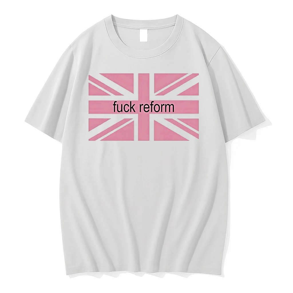 Fuck Reform Union Jack Pink Flag Shirts