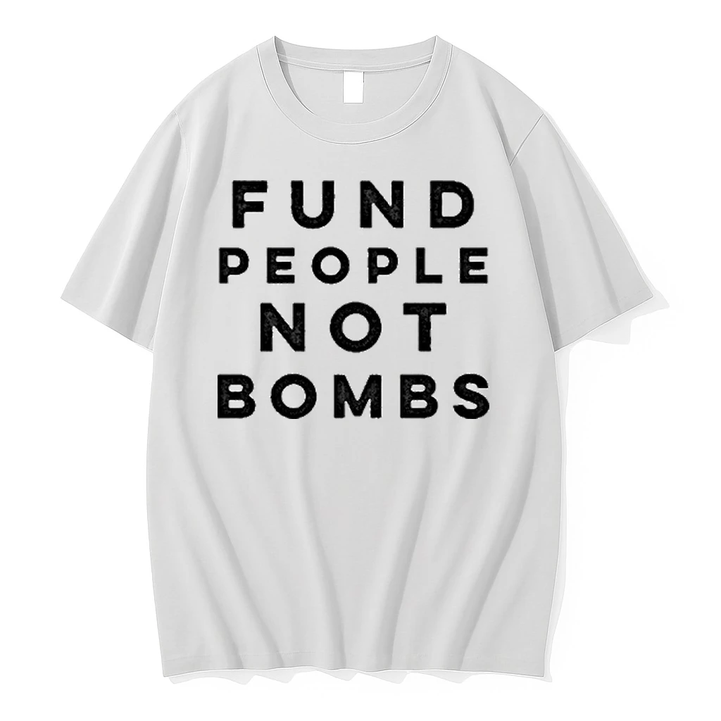 Fund People Not Bombs Protesters Demand Senators Block Sale Of Weapons To Israel Tour 2026 Shirts