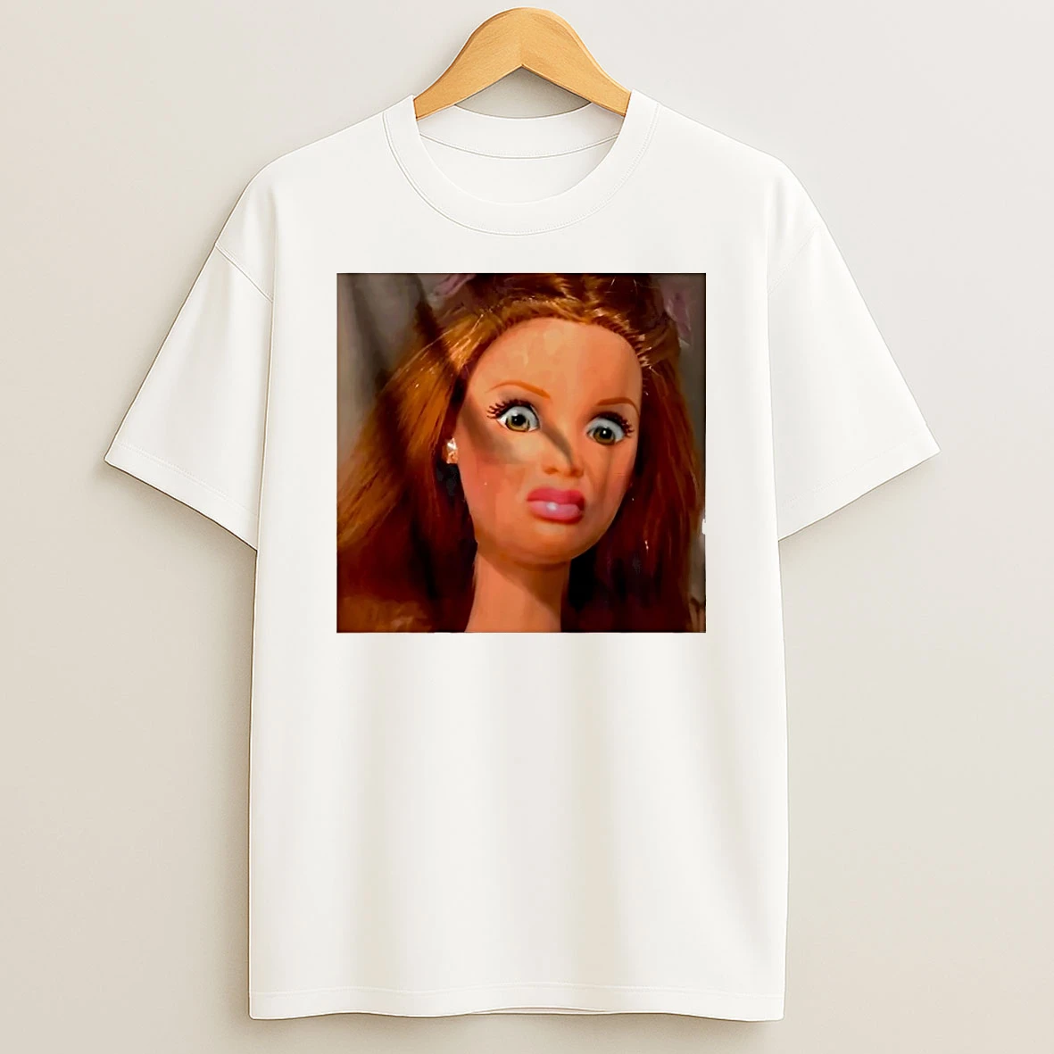 Funny Barbie Doll Face Meme Embarrassing Shirts