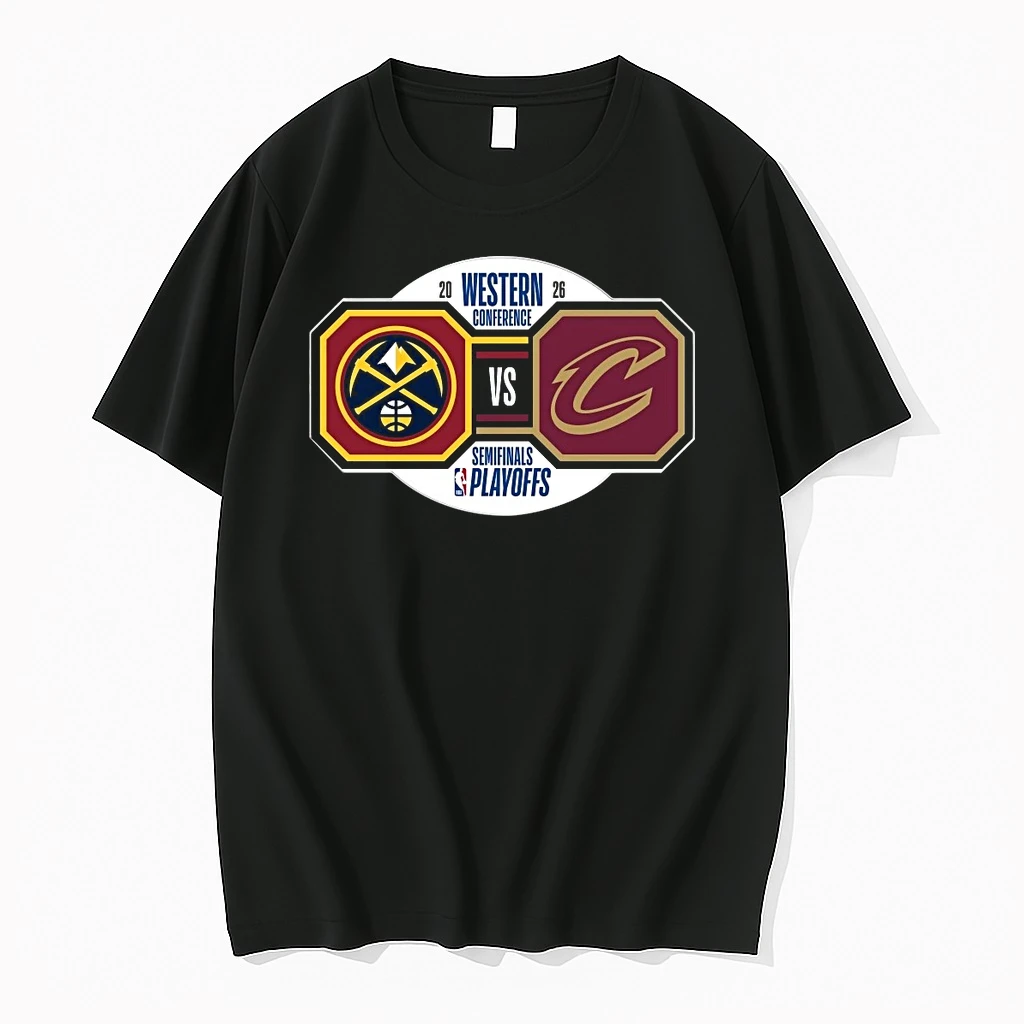 Funny Denver Nuggets Vs Cleveland Cavaliers 2026 Nba Playoffs Western Conference Semifinals Shirts