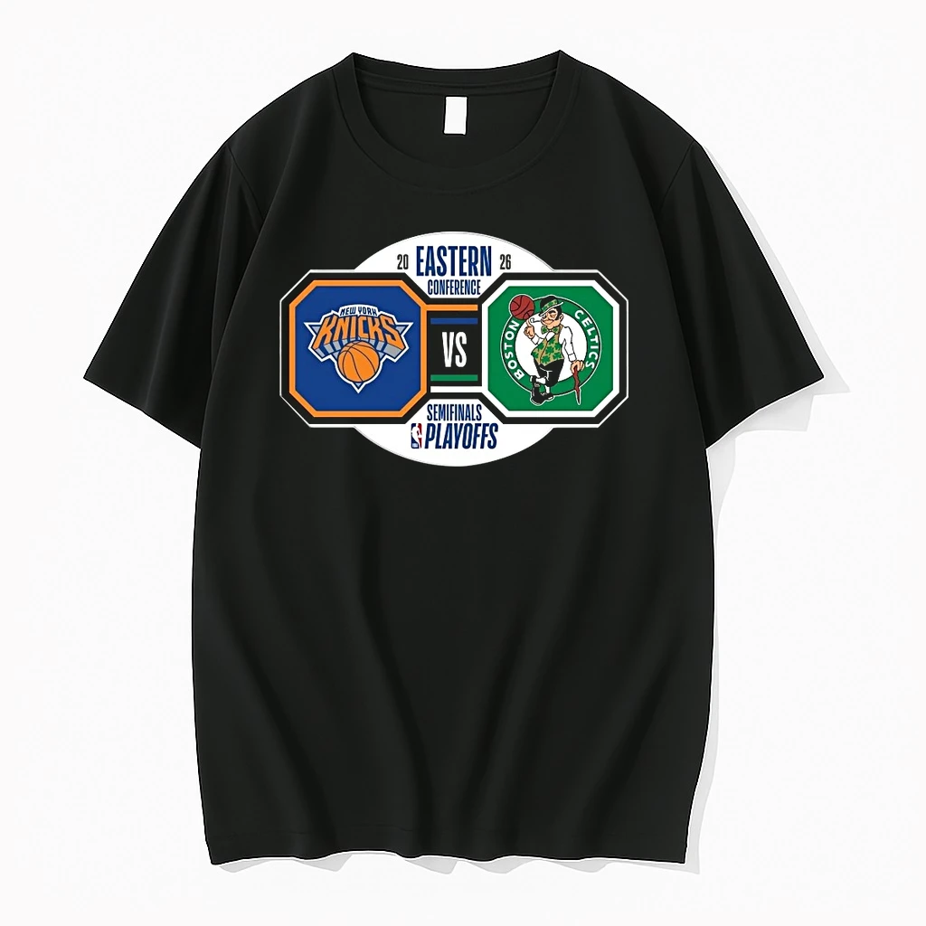 Funny New York Knicks Vs Boston Celtics 2026 Nba Playoffs Eastern Conference Semifinals Shirts