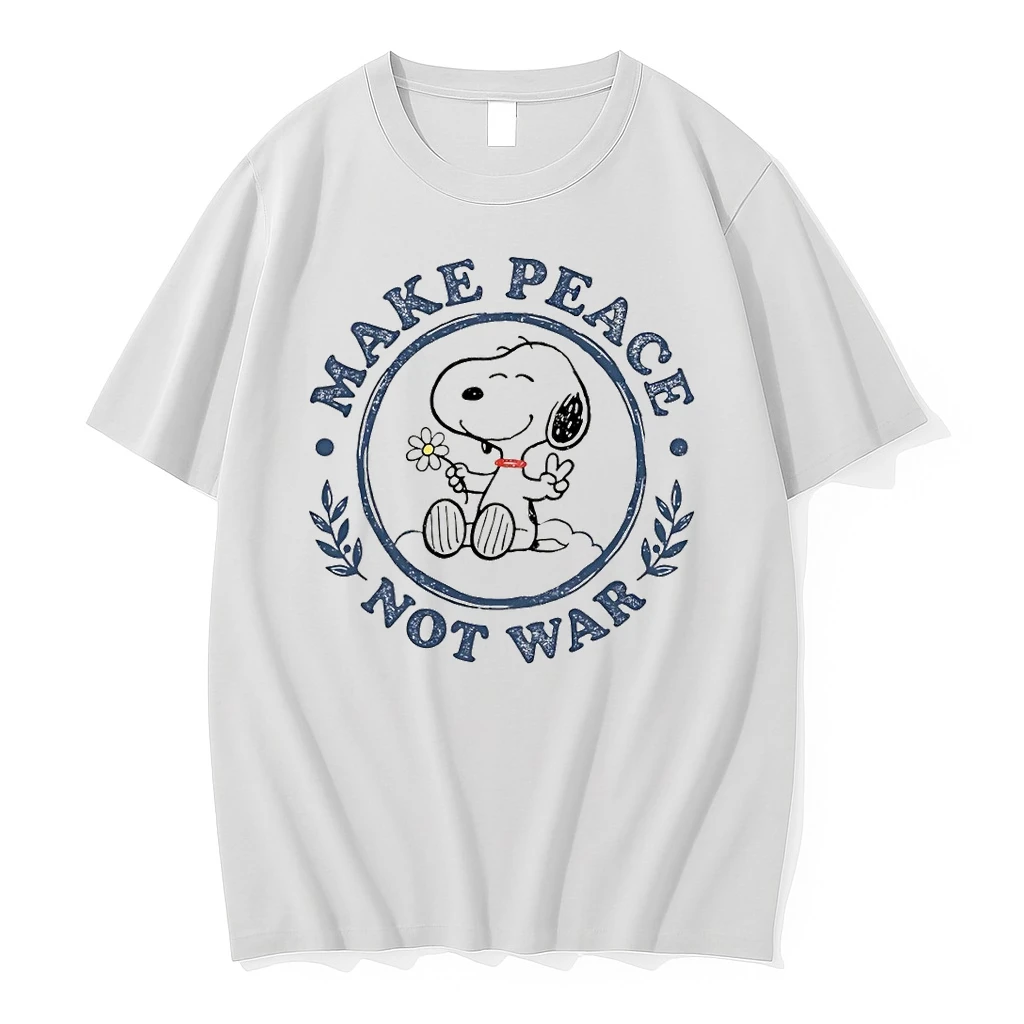 Funny Snoopy Make Peace Not War Meme Shirts