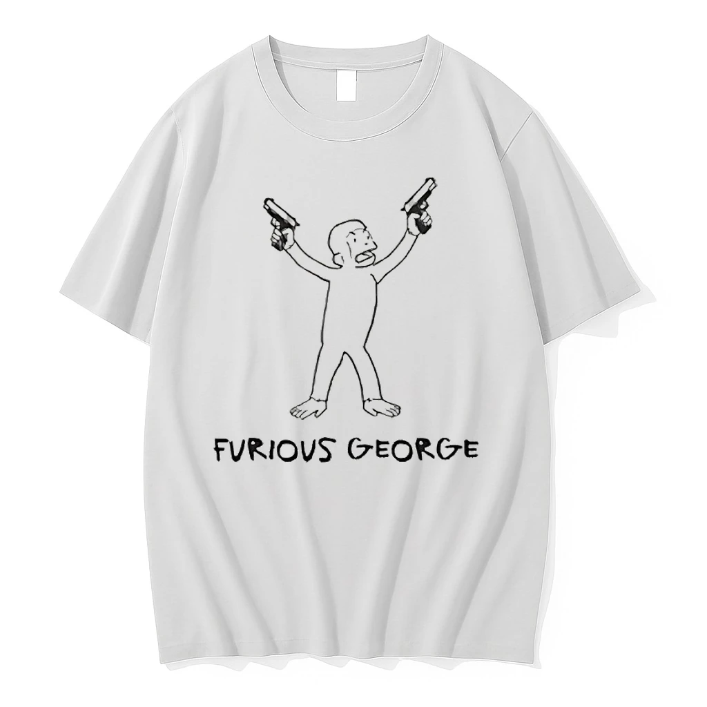 Furious George Monkey With Guns Shirts