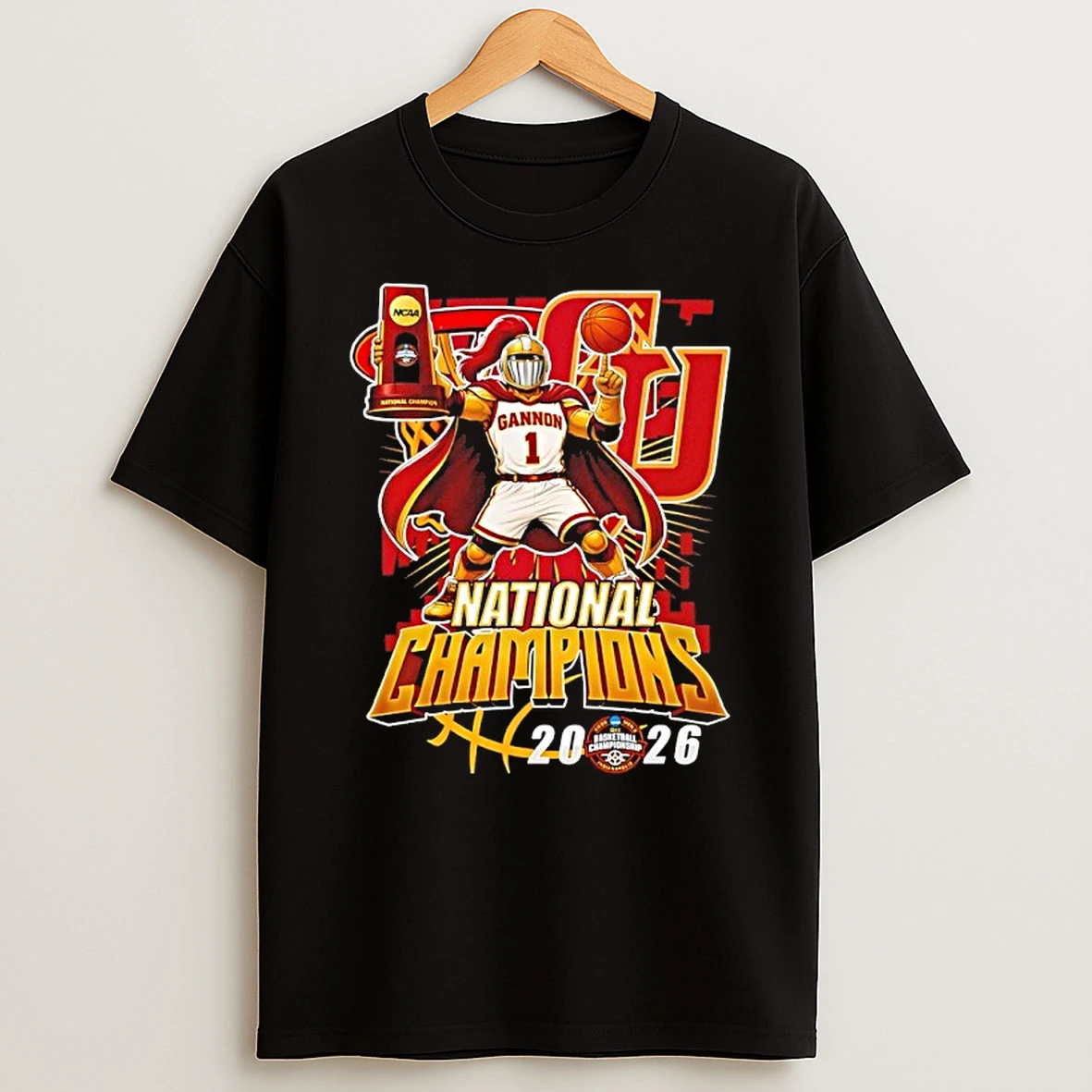 Gannon Golden Knights 2026 National Champions Mascot Shirts