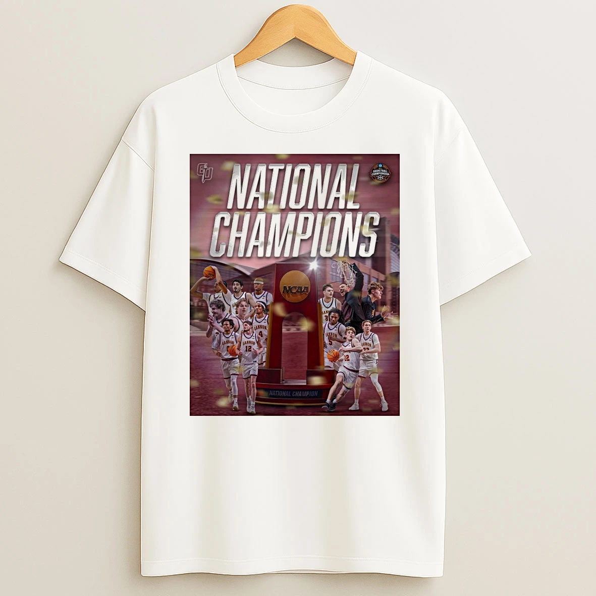 Gannon Golden Knights Mens Basketball 2026 National Champions Shirts