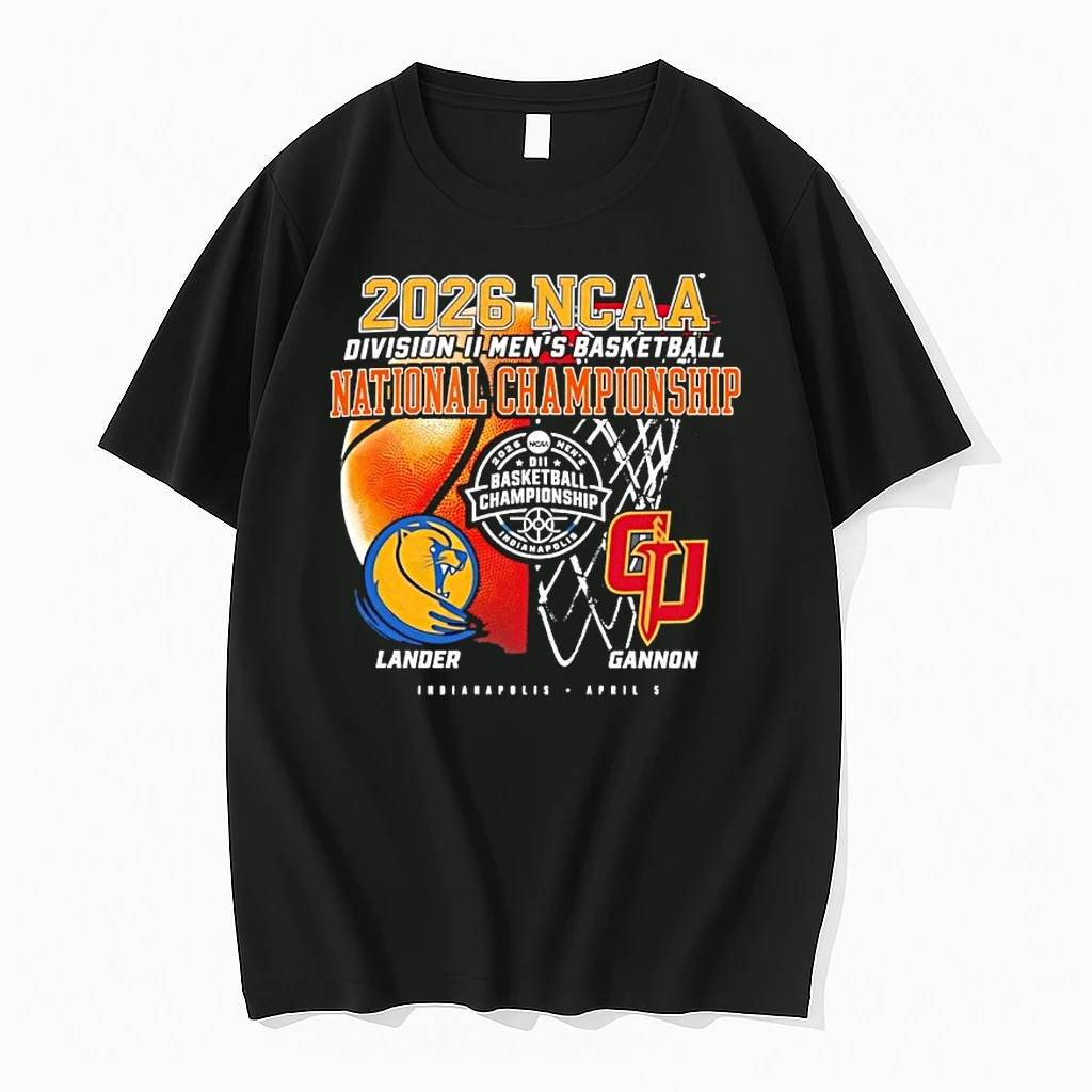 Gannon Golden Knights Vs Lander Bearcats 2026 Ncaa Division Ii Mens Basketball National Championship Shirts
