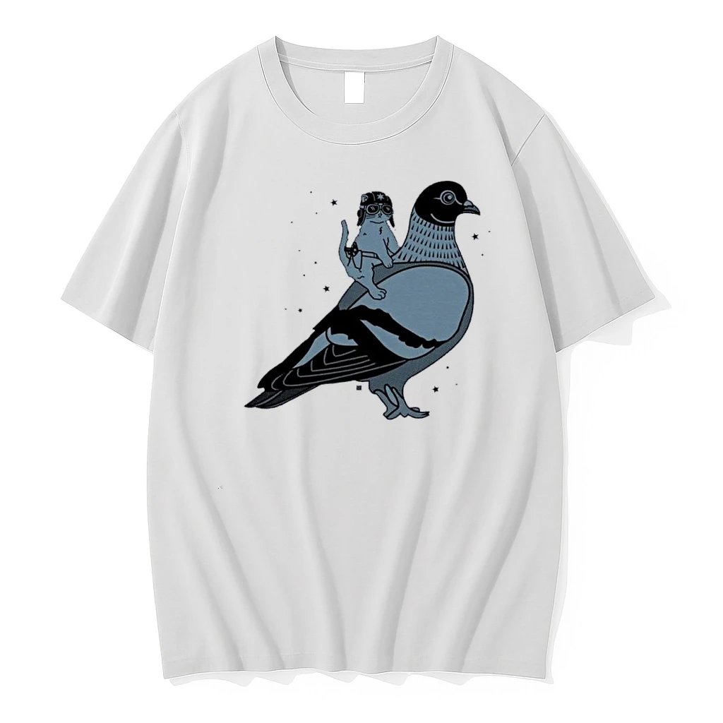 Gary Riding Pigeon Bird Shirts