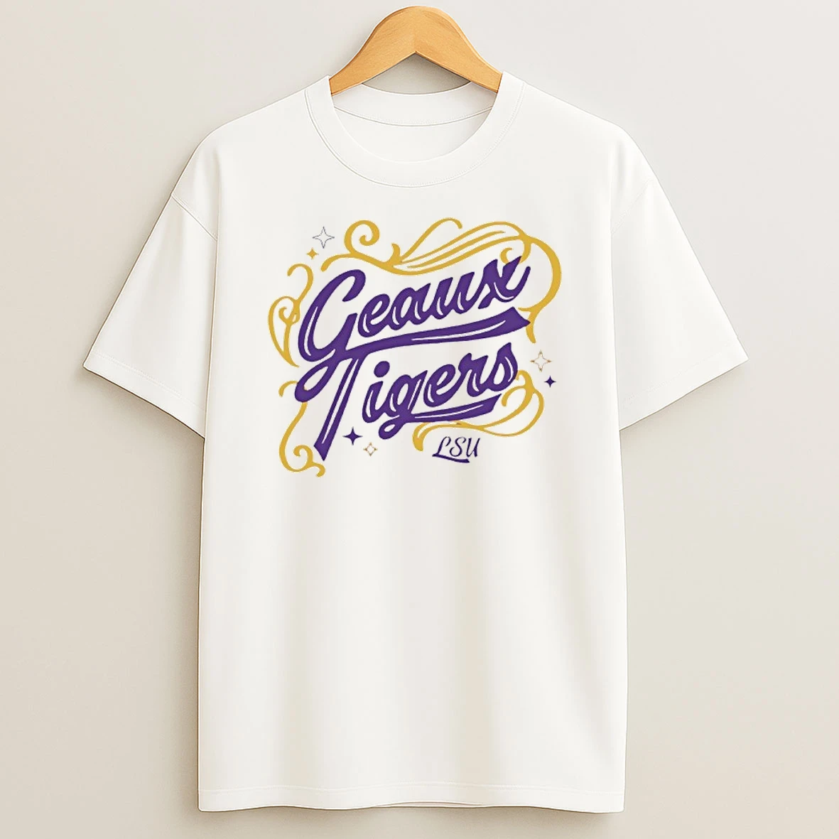 Geaux Lsu Tigers Lavender Shirts