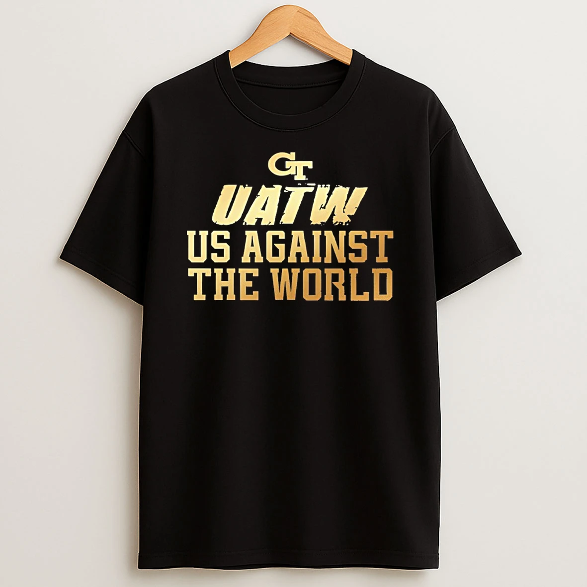 Georgia Tech Yellow Jackets Uatw Us Against The World 2026 Logo Shirts