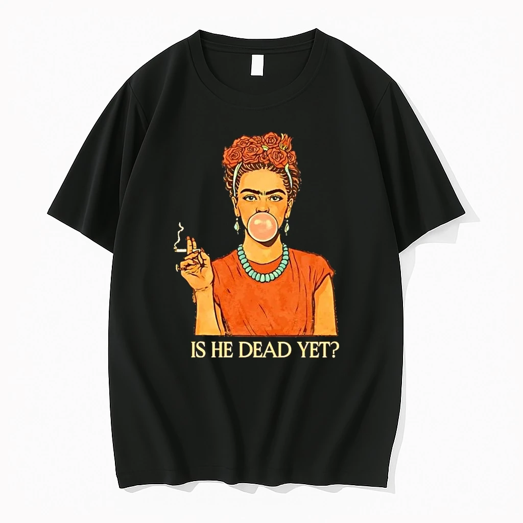 Girl Smoking Is He Dead Yet Shirts