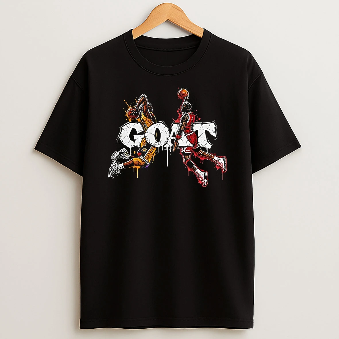 Goat Kobe Bryant Vs Michael Jordan Basketball Shirts
