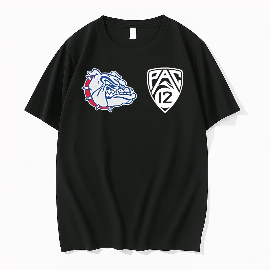 Gonzaga Bulldogs X Pac 12 Conference 2026 Logos Shirts
