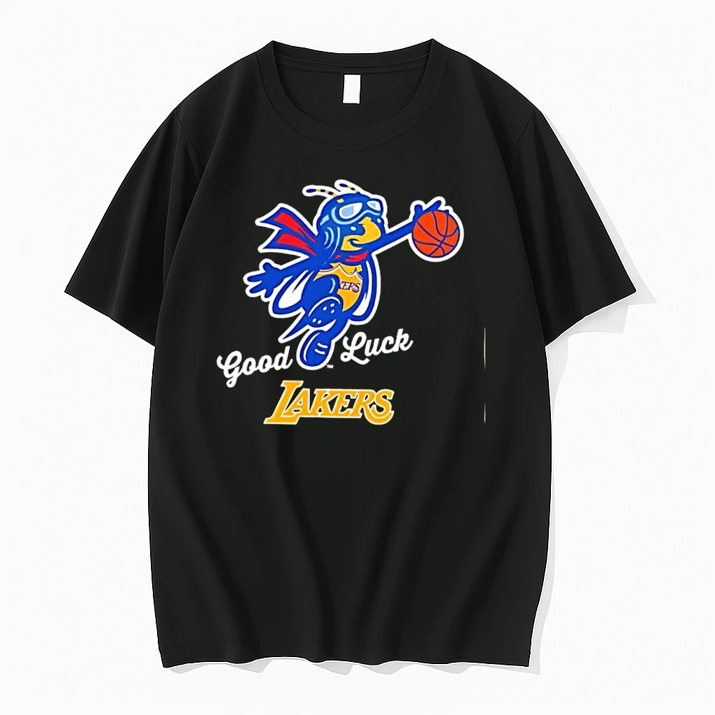 Good Luck Lakers Bee Mascot Playing Basketball Shirts