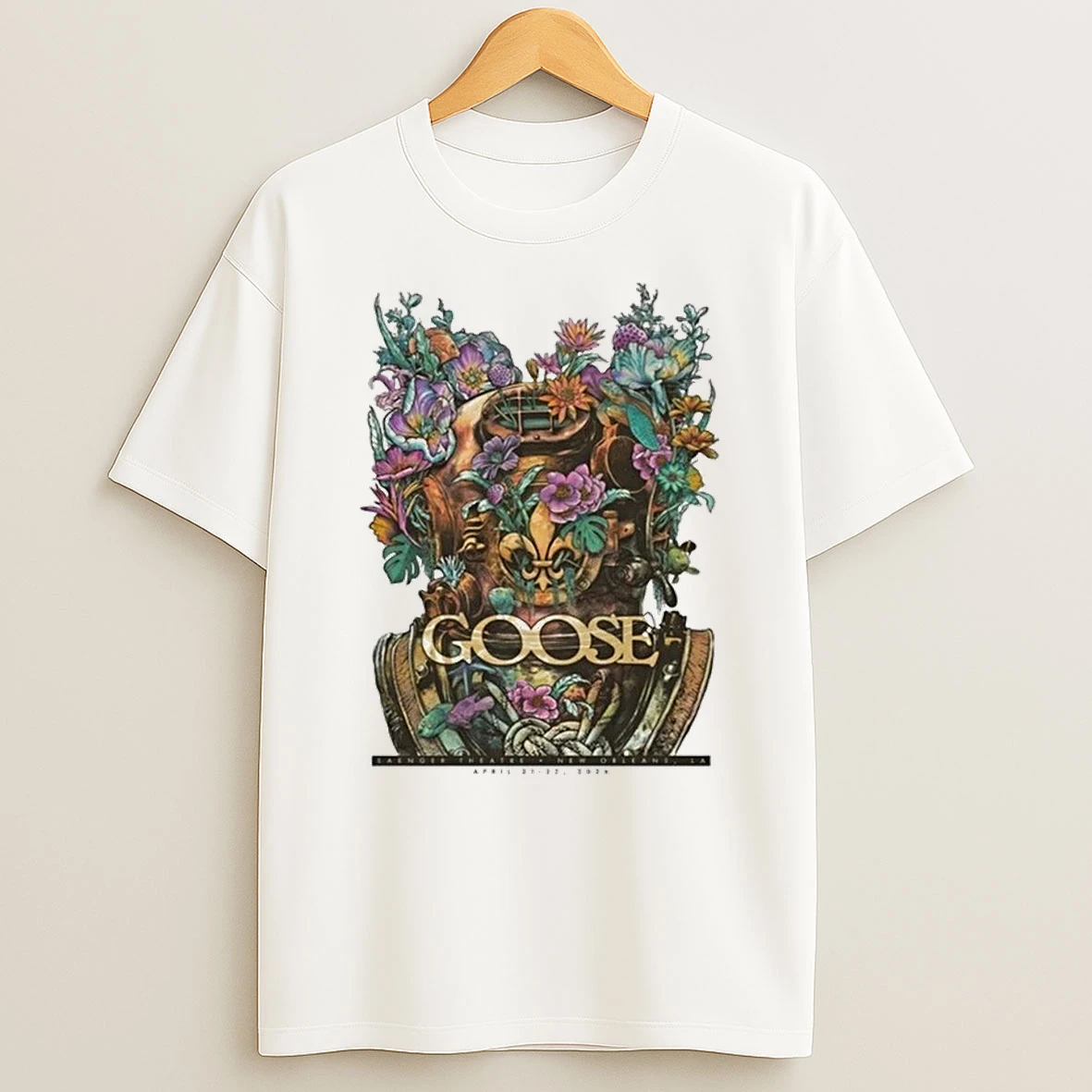 Goose New Orleans 2026 Spring Tour On Apr 21 22 2026 Shirts