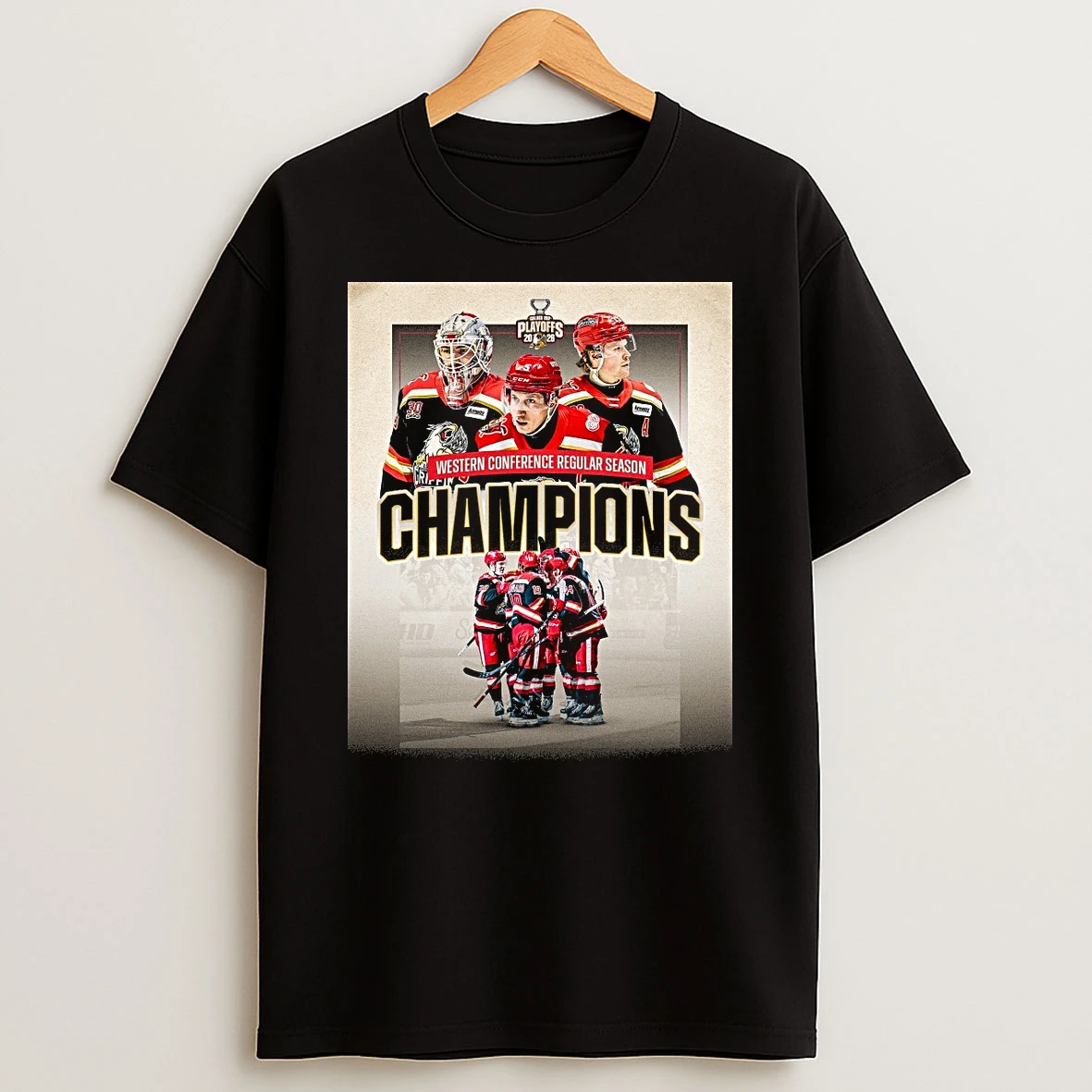 Grand Rapids Griffins 2026 Western Conference Regular Season Champions Shirts