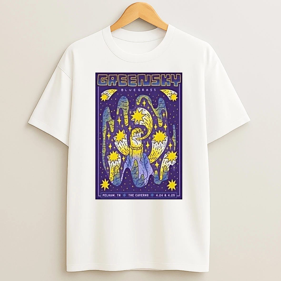 Greensky Bluegrass The Caverns In Grundy County Tn Apr 24 25 2026 Shirts