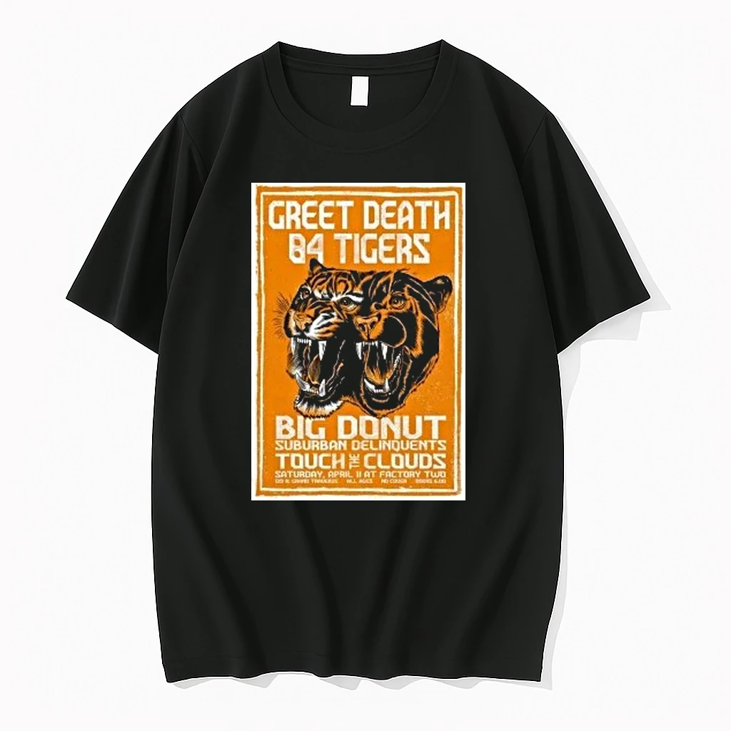 Greet Death And 84 Tigers Flint Mi 4 11 2026 Shirts