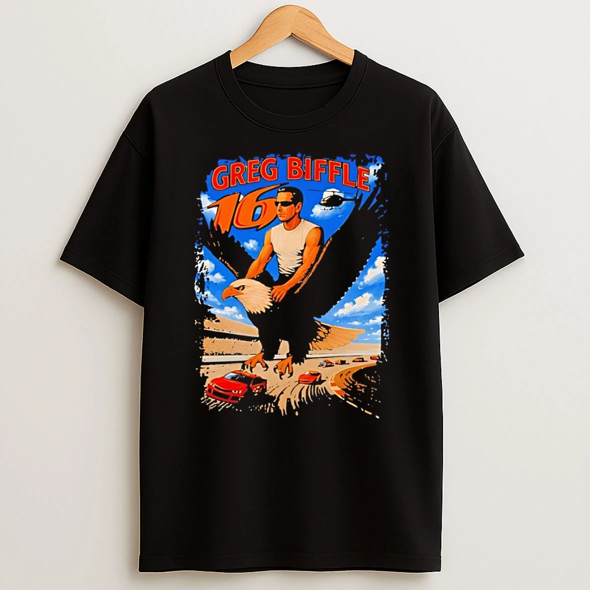 Greg Biffle 16 Freedom 500 Eagle Nascar Meme Shirts
