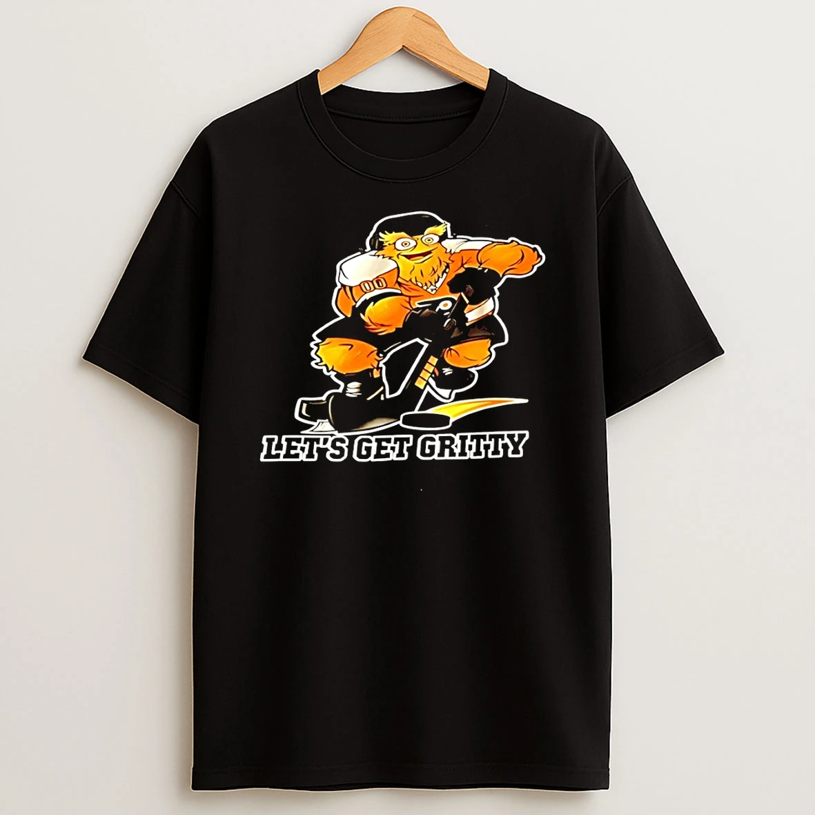 Gritty Philadelphia Flyers Hockey Mascot Lets Get Gritty Shirts