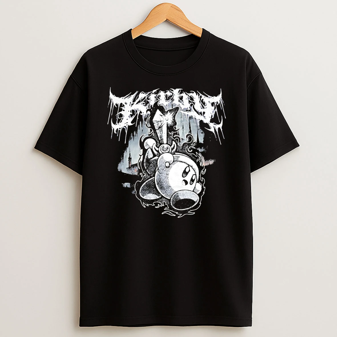 Grunge Kirby Spooky Gamer Funny Meme Shirts
