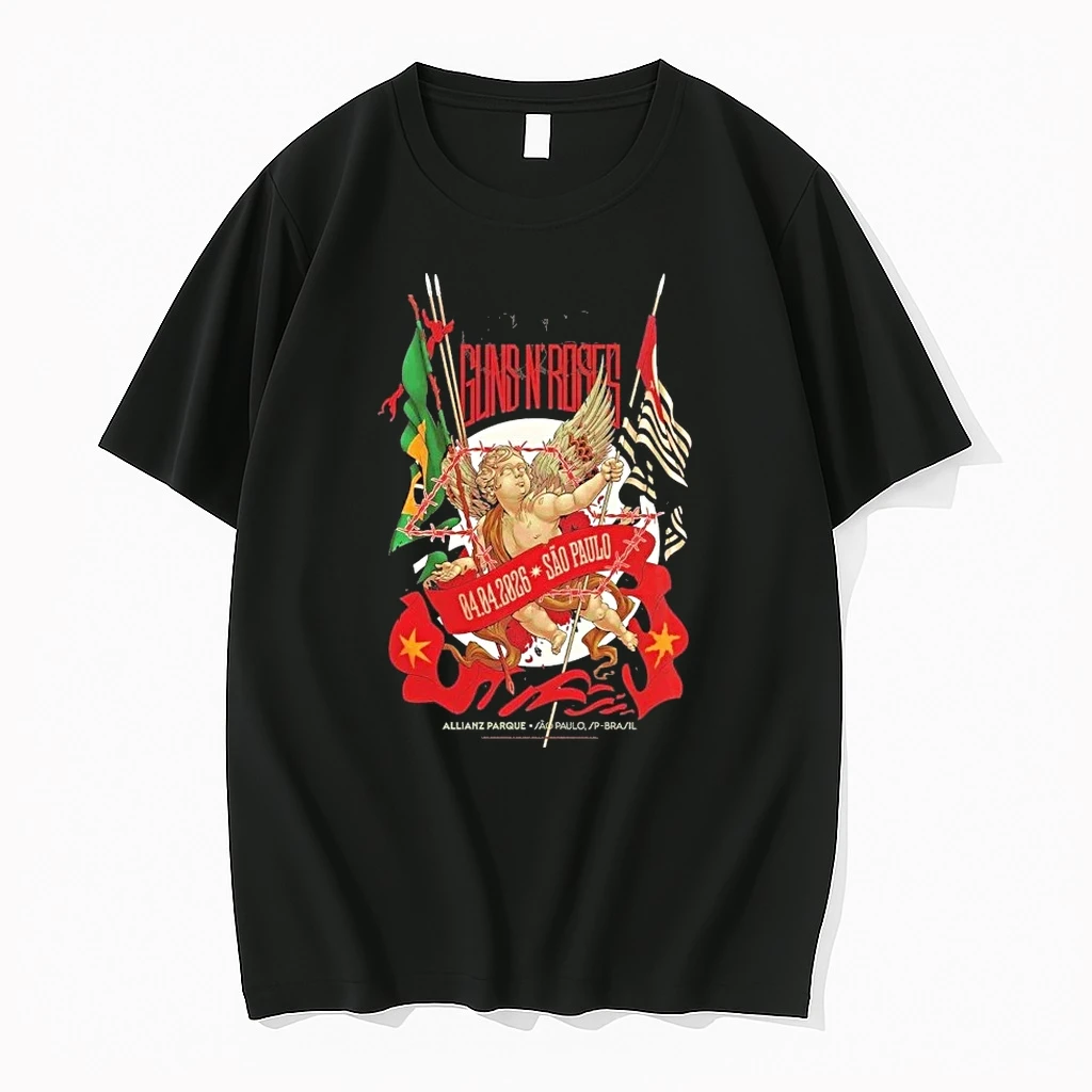 Guns N Roses Monsters Of Rock 2026 Venue Merch Tee In Sao Paulo Brazil At Allianz Parque On April 4 2026 Shirts