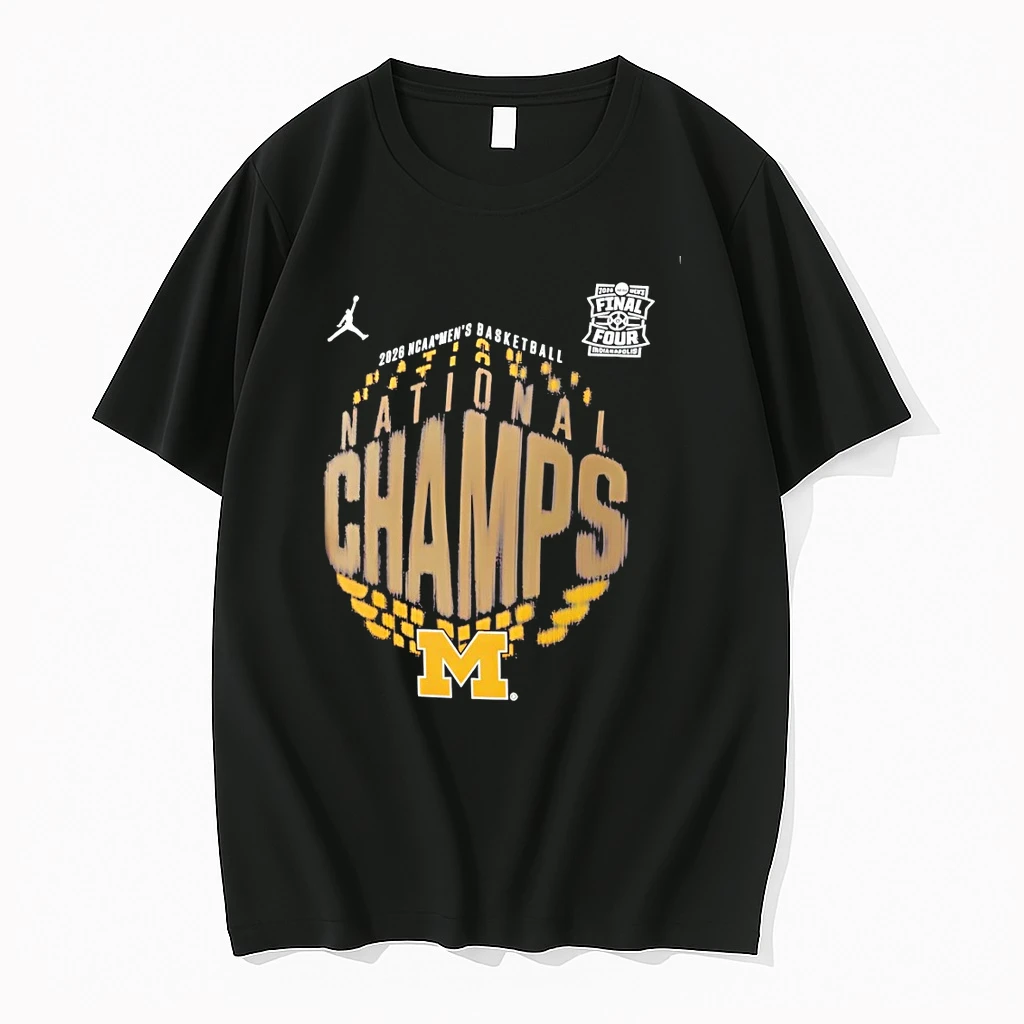 Hgrfsndu Michigan Wolverines 2026 Ncaa Mens Basketball National Champions Locker Room Shirts