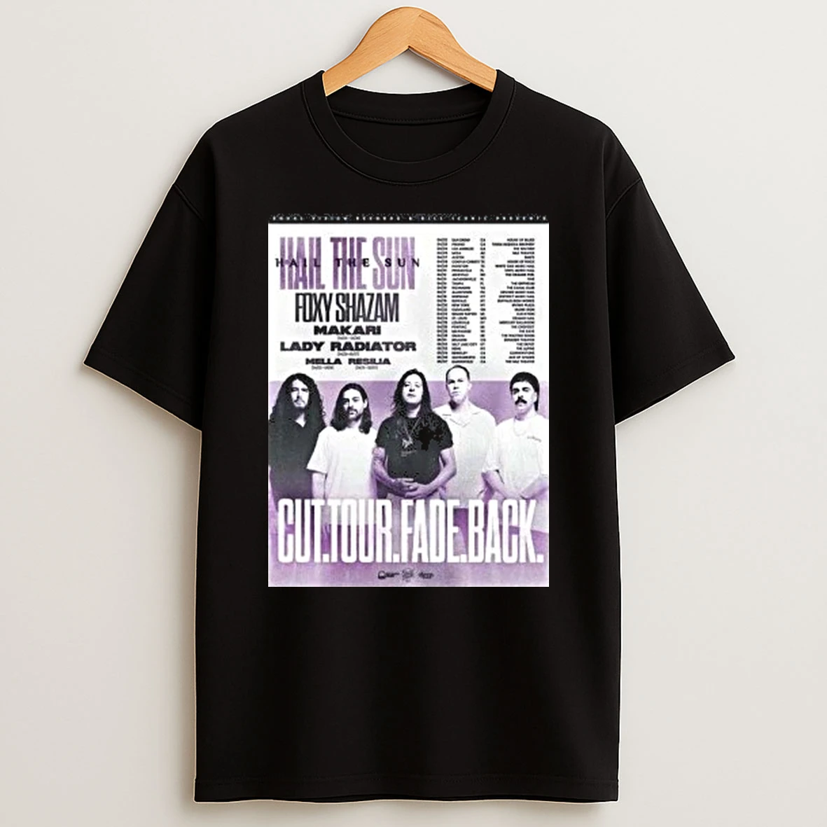 Hail The Sun Cut Tour Fade Back Tour 2026 North America Shirts