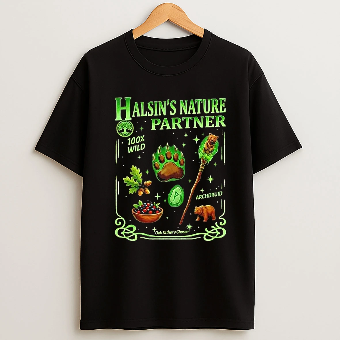 Halsins Nature Partner 100 Wild Archdruid Oak Fathers Chosen Shirts