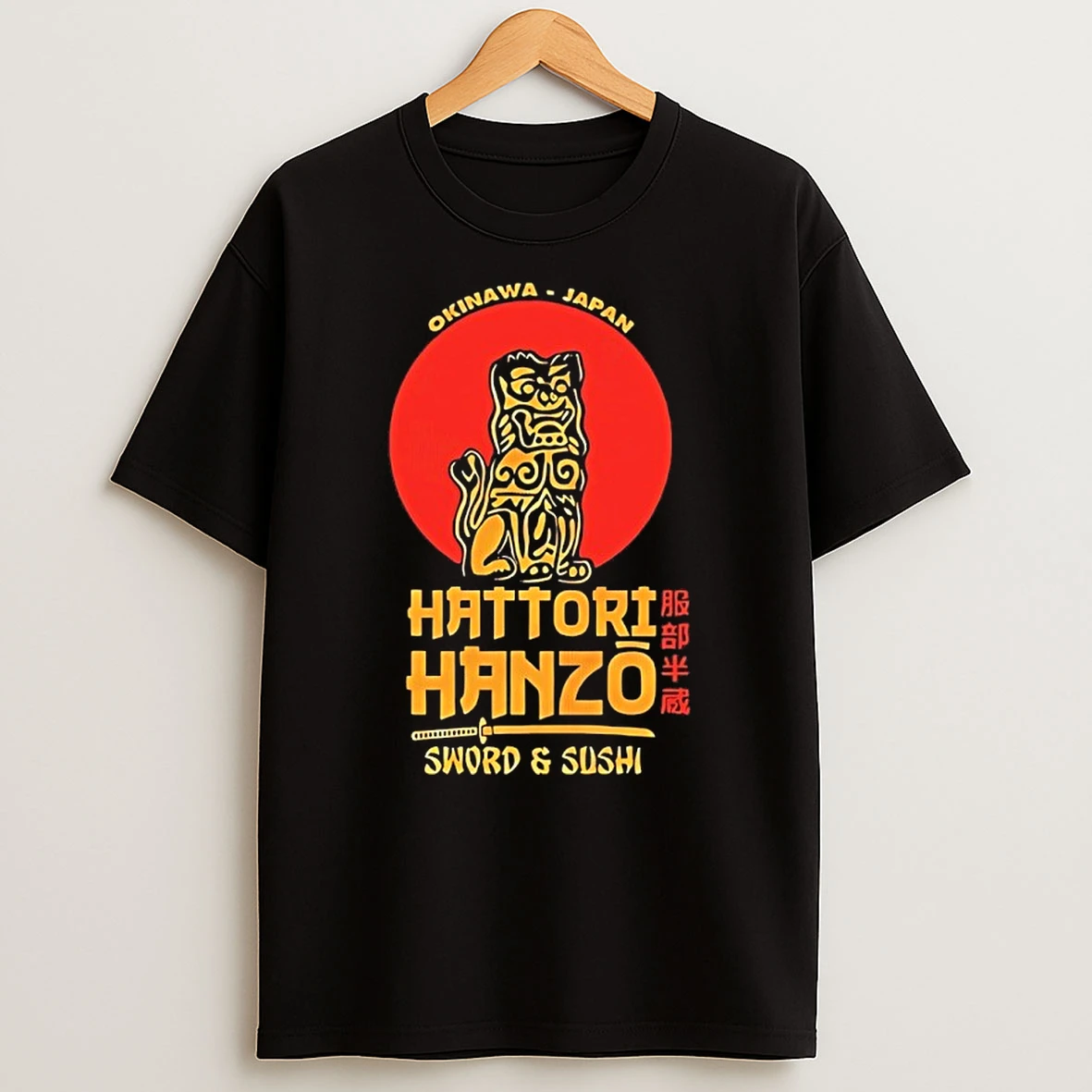 Hattori Hanzo Sword And Sushi Okinawa Japan Shirts