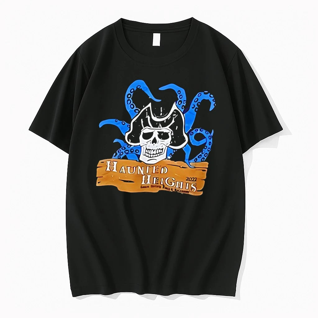 Haunted Heights Pirate Skull Octopus Shirts