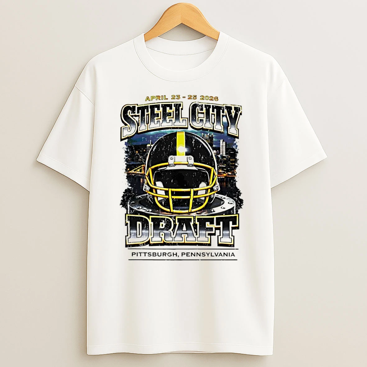 Helmet Steel City Draft Pittsburgh Steel Football Pennsylvania April 23 25 2026 Shirts