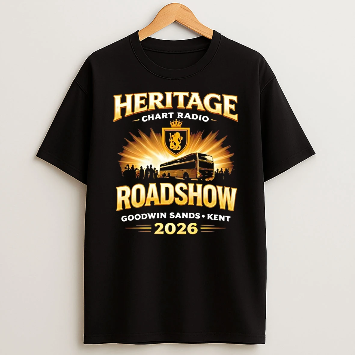 Heritage Chart Radio Roadshow Goodwin Sands Kent 2026 Shirts